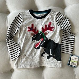 Andy & Evan Dino Moose Ears Long Sleeve Tee